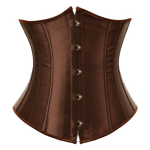 Corset gothique sous la poitrine vintage et bustier rétro chic pour femme