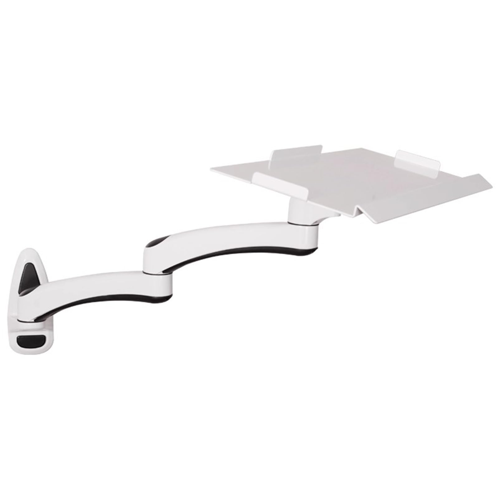 AYCDL Sit-Stand Keyboard Tray, Wall Mount Mouse Platform, Ergonomic Tilt, Full Motion Swivel, Holds 8KG, Fits Gaming Keyboards,D-45cm