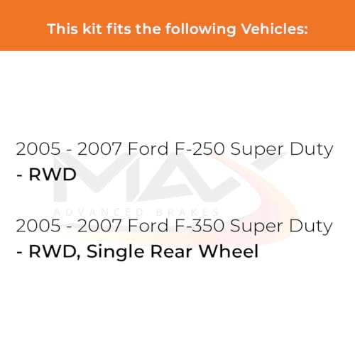 Image of Max Advanced Brakes Front & Rear Brake Kit For Ford F250 Super Duty