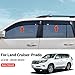 Car Side Window Deflector for Toyota Land Cruiser 200 Prado 150 LC150 LC200 2008-2023 2020 2019 2018 Exterior Accessories (2010-2023 Prado LC150)