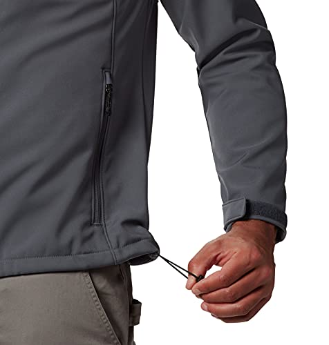 Columbia Men's Ascender Softshell Front-Zip Jacket, Graphite, 3X #TOP5