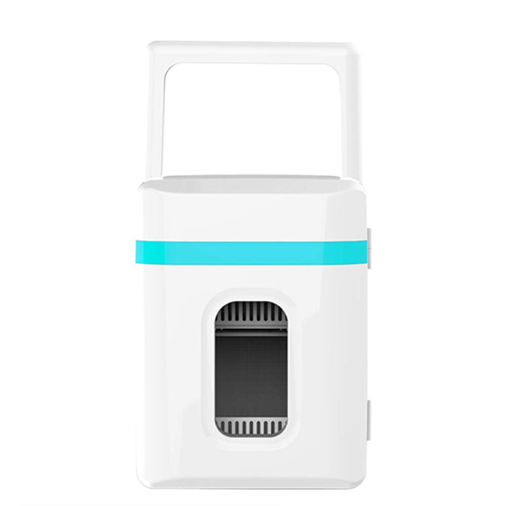 Mini Frigo 10L, Portatile Mini Frigo Auto,Frigorifero Piccolo Portatile Con Funzione Caldo E Freddo Per Auto, Case, Uffici E Dormitori,Blue