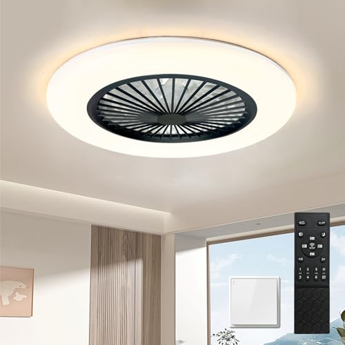 Buroraix,Ceiling Fans with Lights and Remote,Dimmable LED Modern...