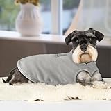 FEimaX Hundepullover Hundejacke Winter Warme Hundemantel für Kleine Mittlere Hunde Fleece Hundeweste Welpen Weiche Wintermantel mit Leinenring