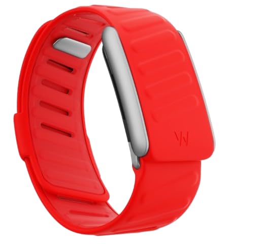 Image of WHOOP  5.0 SportFlex Band - Fire (Strap Only) - ECG Compatible - Waterproof, Sweatproof, Silicone Accessory for Health & Fitness Wearable (Not compatible with Gen 4)