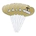 GRAPHICS & MORE Lindenwood University Secondary Logo Heart Love Cupcake Picks Toppers Decoration Set of 6