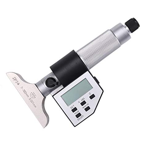 XCC hsj Micrómetro Micrómetro de Profundidad de Pantalla Digital 0-300mm 0.001mm micrómetro medición Cover