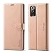 Produktbild GUOQING Klapphülle für Samsung Galaxy S20FE 5G (Leder, mit Magnetverschluss, Kartenfächer und Fotorahmen) Rot