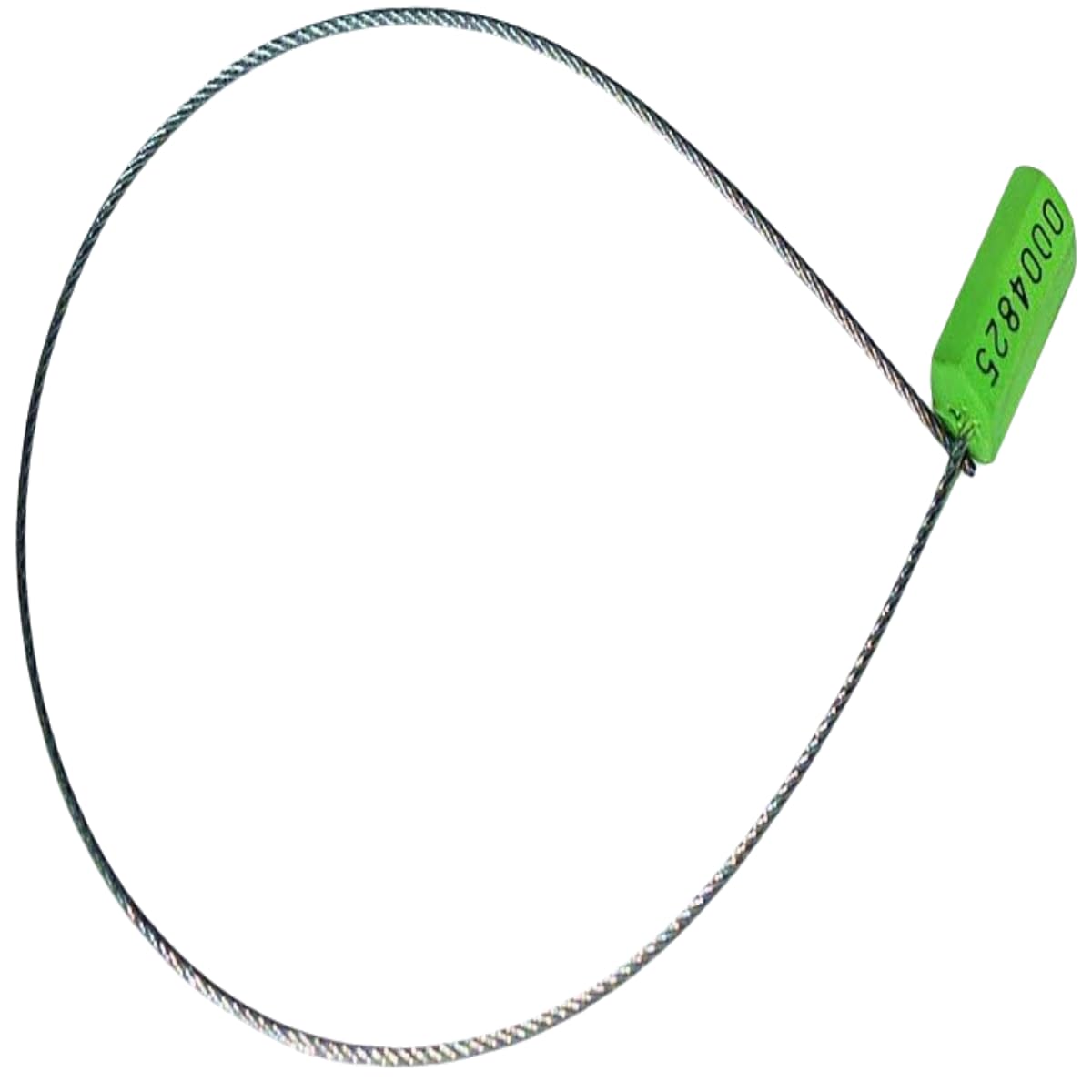 Pull-Tite Lot de 50 étiquettes de sécurité anti-effraction numérotées Vert 40 cm