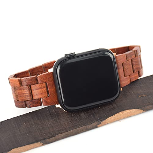 EdwardKwok Wooden Watch Band Red Sandalwood 42–49mm — view 3