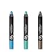 Golden Rose Creamy Eyeshadow Crayon 3-Piece Set for Hazel/Brown Eyes
