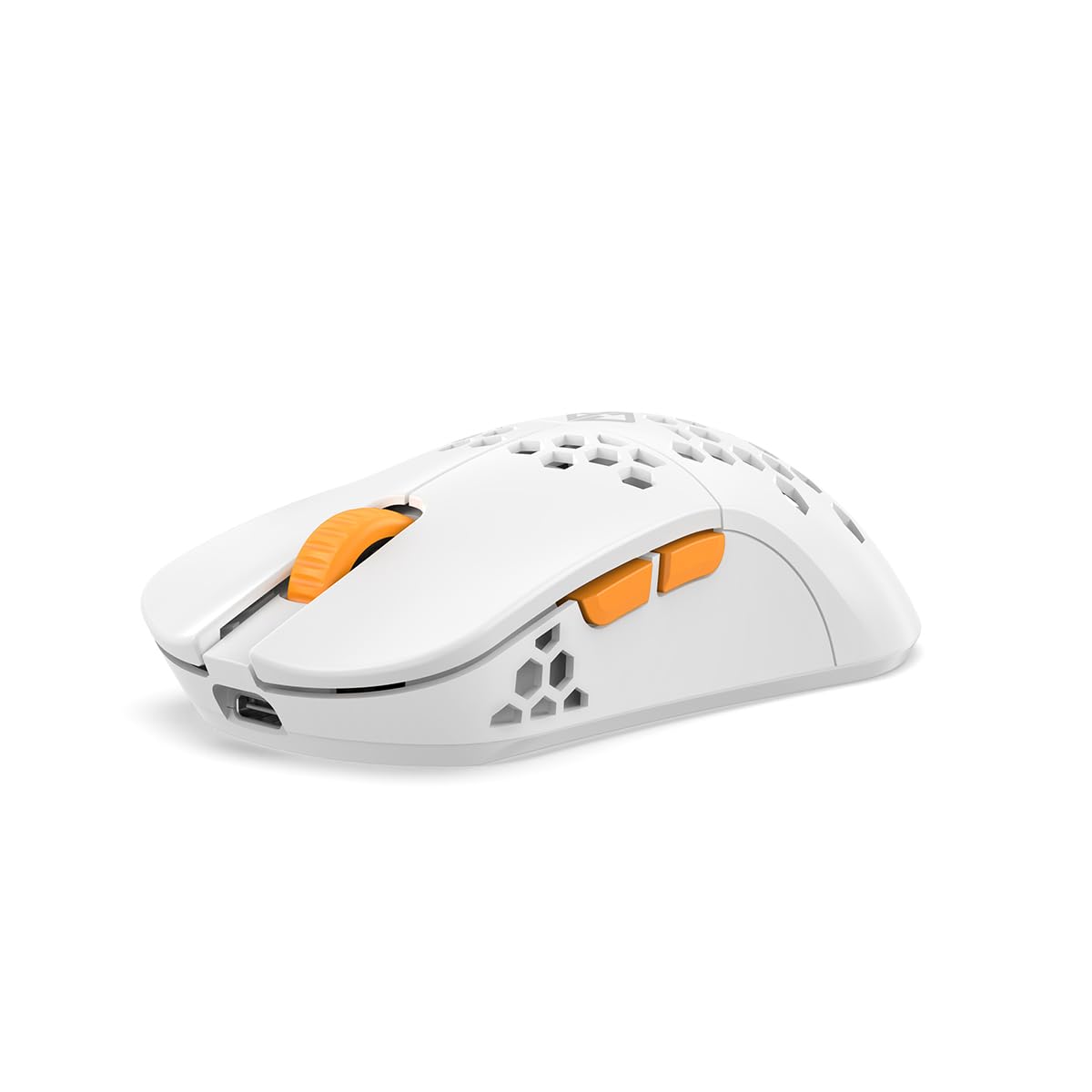 Cosmic Byte Umbra Tri-Mode Wireless Gaming Mouse | 2.4GHz + Bluetooth 5.0 + Wired | PixArt A3104 Sensor | 1000Hz Polling | 45 IPS | 53g Lightweight | Programmable Buttons | Software Support (White)