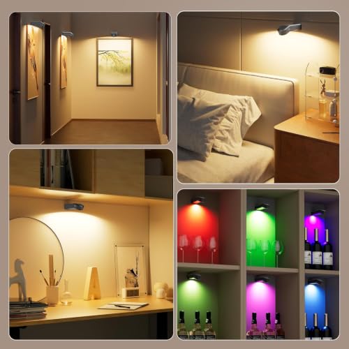 AIFEI Picture Lights for Wall: Compact Rechargeable 4000mAh Art Light by AIFEI - Used condition - Image 8