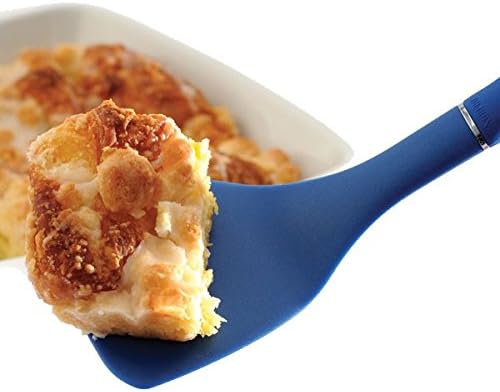 Vista 4 de Norpro Media espátula de nailon resistente al calor de 10 pulgadas (2, combo rojo y azul)