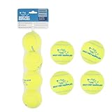 Best Pet Supplies Squeaky Tennis Toys for Dogs, 4-Pack