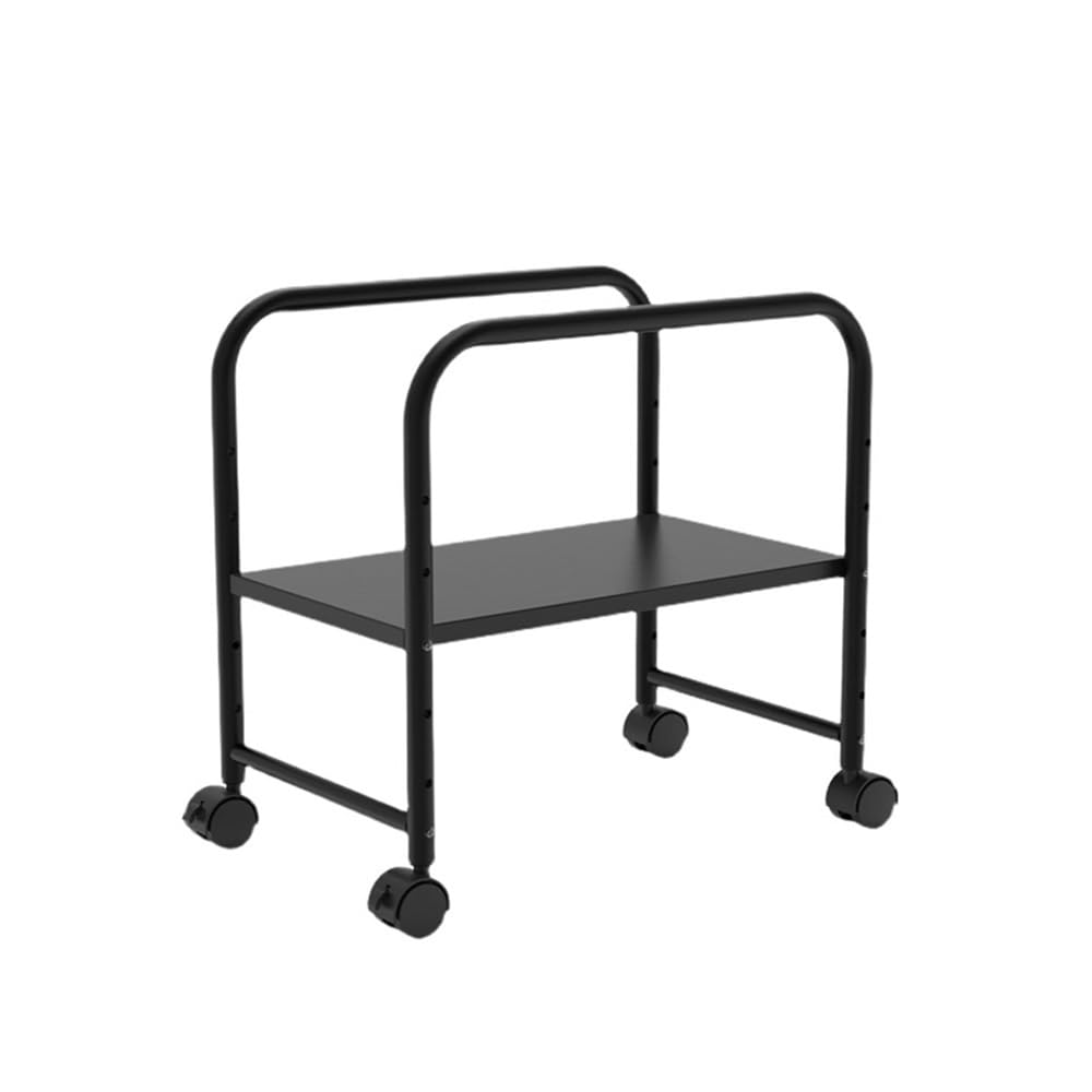 SaryEdge Adjustable Monitor Stand CPU Stand PC Tower Stand CPU Rolling Stand Adjustable PC Mobile Cart Holder with 4 Locking Rolling Caster Wheels Fits Most PC,