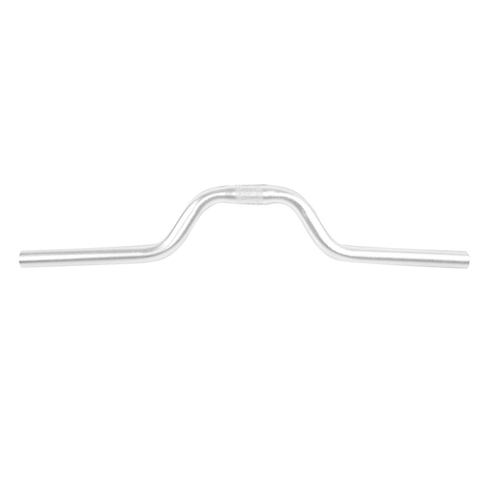 Fahrradlenker, Leichtes Aluminium Mountainbike Rennrad Fixed Gear Bar Lenker 25.4mm (silber) Sport & Freizeit