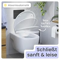 instmaier Alma | Toilettendeckel | Oval | Weiß | Made in Germany – Ansicht 3