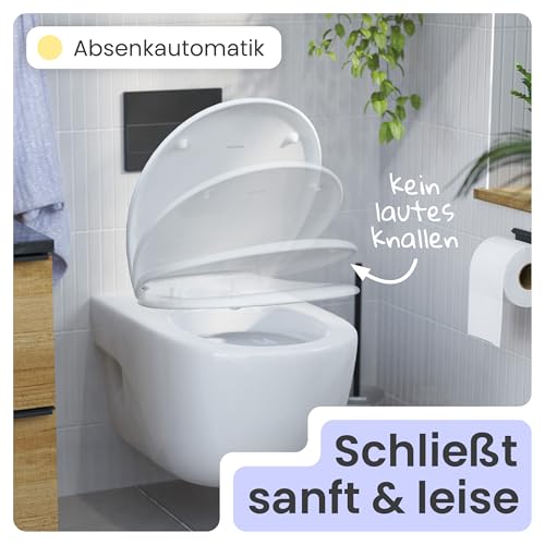 WC-Sitz mit Absenkautomatik aus Duroplast von Instmaier Alma