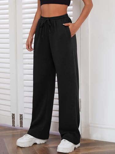Image of dockstreet Straight Wide fit Long Length Open Bottom Jogger for Women /Trending Multi Pocket Style, Relaxed Casual Pants for Women