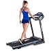 Goplus 2.25HP Electric Folding Treadmill with Incline, Walking Running Jogging Fitness Machine with Blue Backlit LCD Display for Home & Gym Cardio Fitness (Black Jaguar Ⅲ)