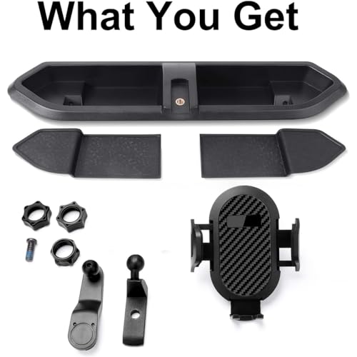 Car Accessories for Jeep Wrangler JL JLU and Gladiator JT,for Jeep Wrangler JL JLU JT 2018-2023 (Phone Mount)