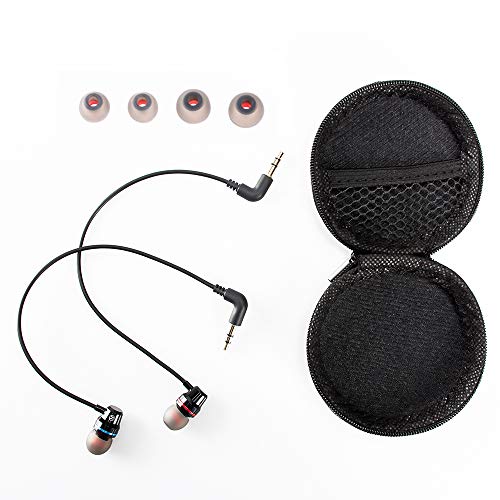 (1 Pair) Orzero Stereo Earbuds Compatible for Oculus Quest VR Headset with 4 Extra Replacement Earplugs and Earphone Storage Box, Headphones 19CM - Thumbnail 4