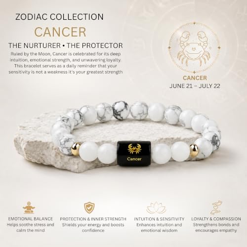 Image of Rashi Bracelet for Men & Women | Original Certified Healing Crystal for Confidence, Motivation & Positive Energy | Zodiac Bracelet for Men & Women | Astrology Gift For Everyone