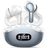 Bluetooth Kopfhörer, 50Std Kopfhörer Kabellos Bluetooth 5.4, Tiefer Bass Hi-Fi Stereo Wireless Earbud, 4 ENC Noise Cancelling Mic, USB-C in Ear Ohrhörer, IP-X7 Wasserdicht Headphone Sport Gym Joggen