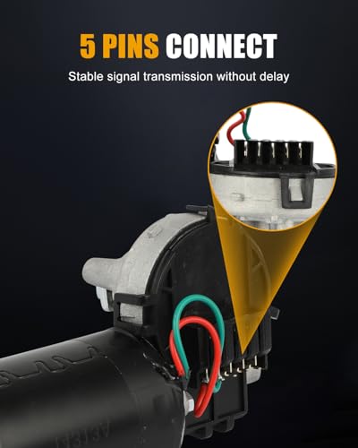 Image of ROADFAR Front Windshield Wiper Motor Replacement for 2001-2002 for for S4,1998-1999 for for 0390241148, 8D1955113A, 8D1955113B, 8D1955113 Wiper Motor 5 Pins