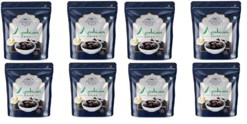 Image of KHARAWALA'S Arabian Dates - 500gm | Fresh Arabian Khajoor (Pack of 8-500gm Each)