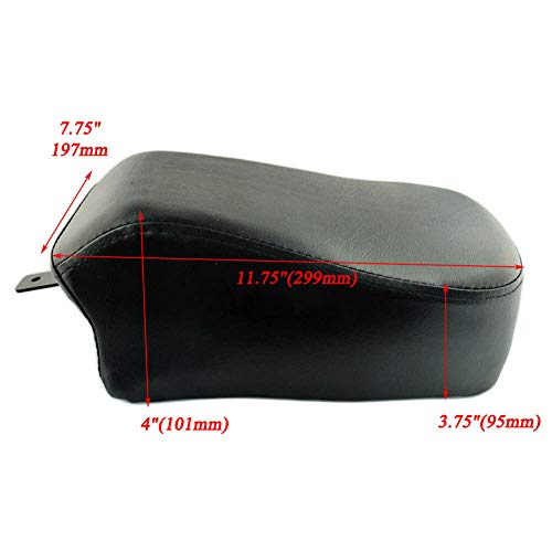 Image of Leather Rear Passenger Seat Pillion Fits for Harley Sportster 48 72 XL1200X 2016-2022