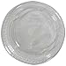 Dixie Flat Straw Slotted Clear Lid for 16-24 Ounce Plastic Cold Cups - 1000 per case.