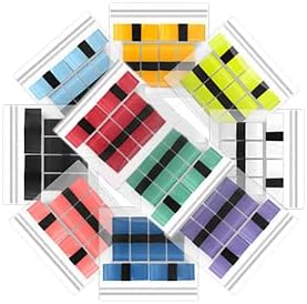 Miniatura 7 de VORHI ZORIG Cinta de agarre de raqueta de tenis, (61260 agarres), agarre de raqueta de tenis