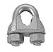 Campbell T7670449 5/16" Wire Rope Clip, Malleable Iron, Galvanized, (Pack of 10)
