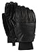 BURTON Standard Treeline Leather Gloves, True Black, Medium