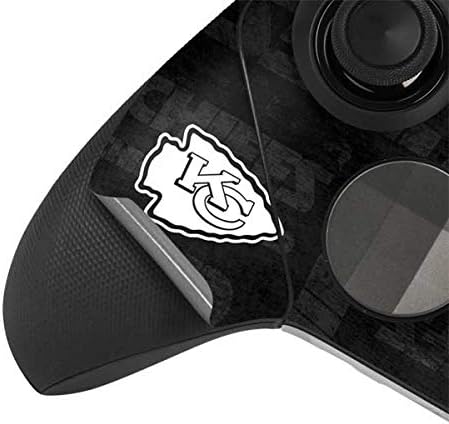 Skinit Decal Gaming Skin Compatible with Xbox Elite Wireless Controller Series 2 - Officially Licensed NFL Kansas City Chiefs Black & White Design