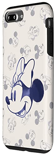 Coque iPhone 7 Plus/8 Plus Disney Minnie et Mickey Mouse rétro classic