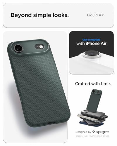Spigen Liquid Air for iPhone 17 Air Case, Abyss Green - image 2