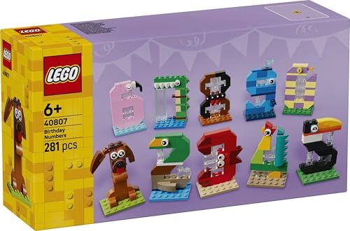 LEGO Iconic Les chiffres d’anniversaire 40807 - vue 10