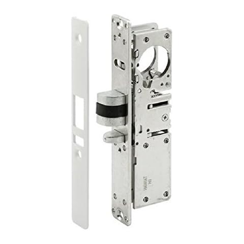 Pacific Doorware Storefront Door Mortise Deadlatch Adams Rite Style Lock in Aluminum (Right Hand, 1 1/8") Cover