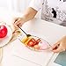 WHJY 4 Pack Banana Split Bowls Ice Cream Sundae Bowls Banana Split Boats 250ml/8oz Ice Cream Dishes Glass Banana Split Dish for Fruits Salad Dessert-Radial Line Pattern