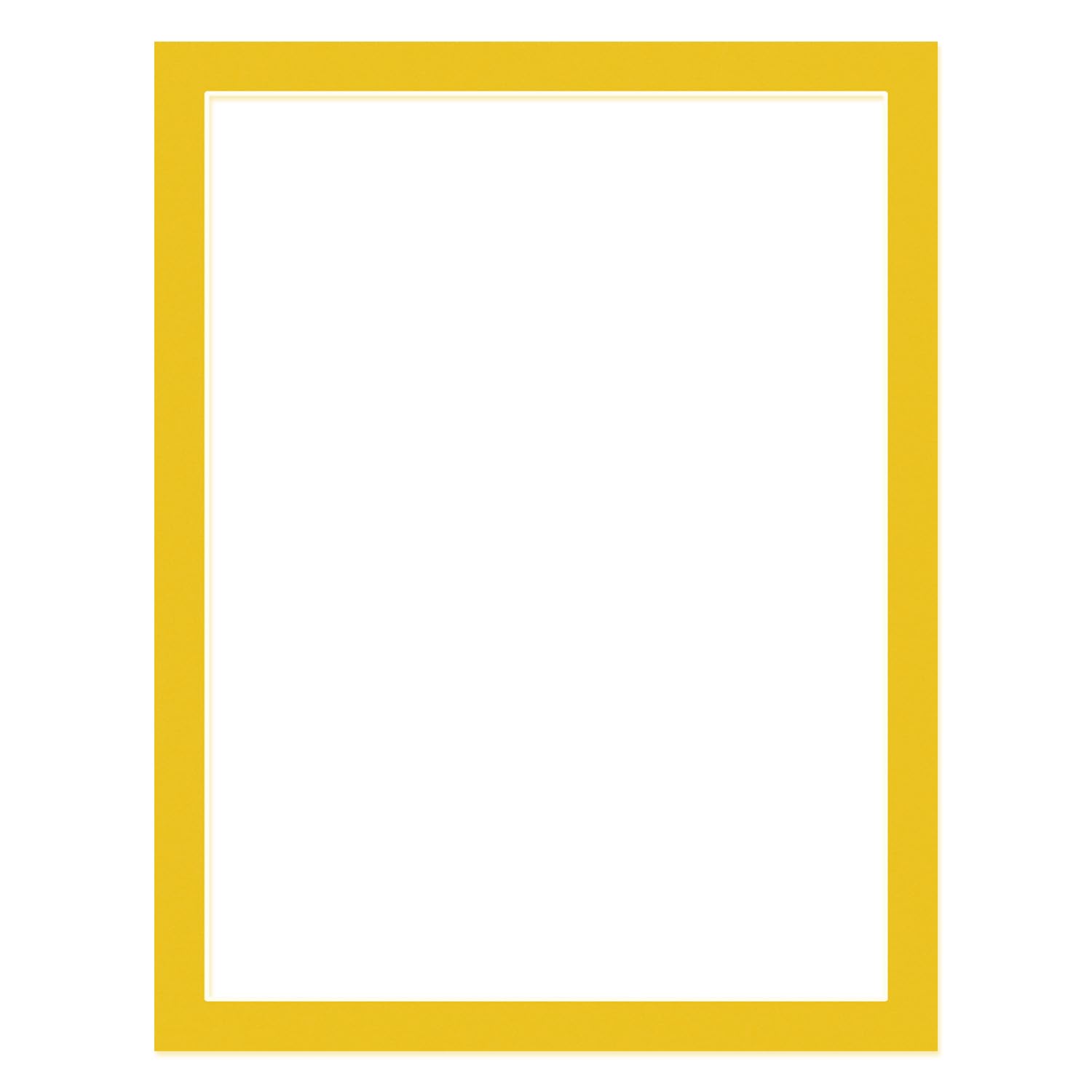 Alison Kingsgate 90x70cm Bright Yellow Picture Mount for 80x60cm Aperture — image 1