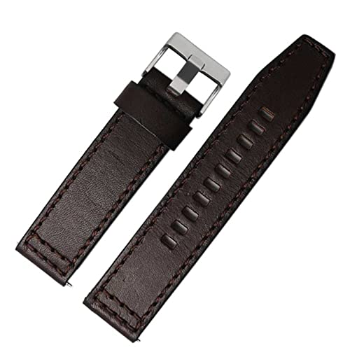 Bracelet montre en cuir vieilli pour Fossil JR1354 et Diesel