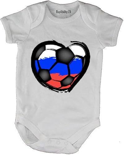 Russia - Soccer Inspired - Baby Grow