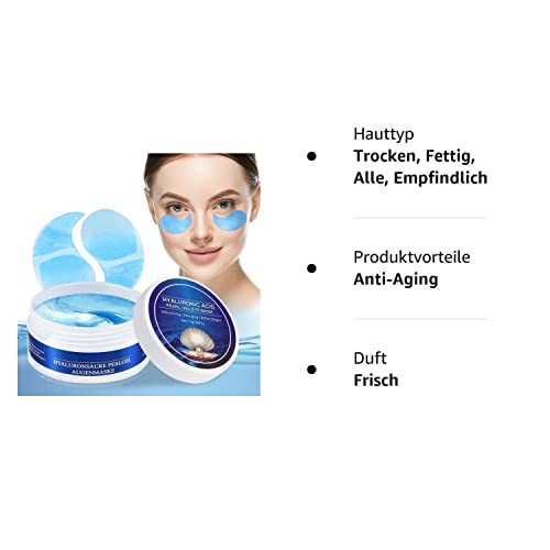 Augenpads Eye Mask Hyaluronsäure Collagen - Eye Pads gegen Augenringe Tränensäcke Falten Dunkle Kreise & Puffiness, Eye… – Bild 10