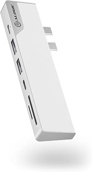 ALOGIC USB-C HUB for MacBook, (7 in 1) 4K HDMI, 100W PD Laptop Charging, 2 USB-A 3.1 Data Ports (Thunderbolt 3 Compatible),Dock Nano Gen2, Compatible with Micro/SD Card Reader for MacBook Pro/Air