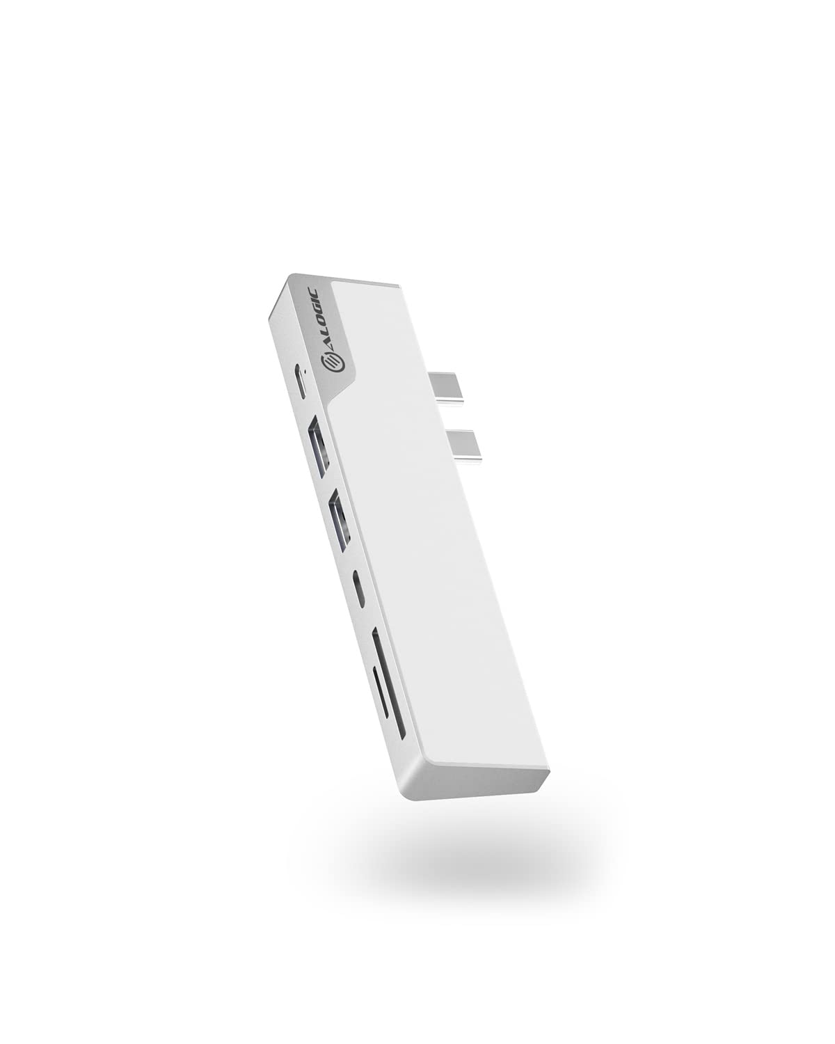 Hub ALOGIC USB-C 7-in-1, HDMI 4K, ricarica laptop PD da 100 W, 2 porte dati USB-A 3.1 (compatibile con Thunderbolt 3), Nano Gen 2 Dock, lettore di schede Micro/SD, compatibile per MacBook Pro/Air