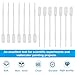 ISDVBUY 200 Pcs 1ML Dropper Pipettes, Disposable Plastic Grade Transfer Pipettes, Excellent Suction Liquid Dropper for Lab Science DIY Art