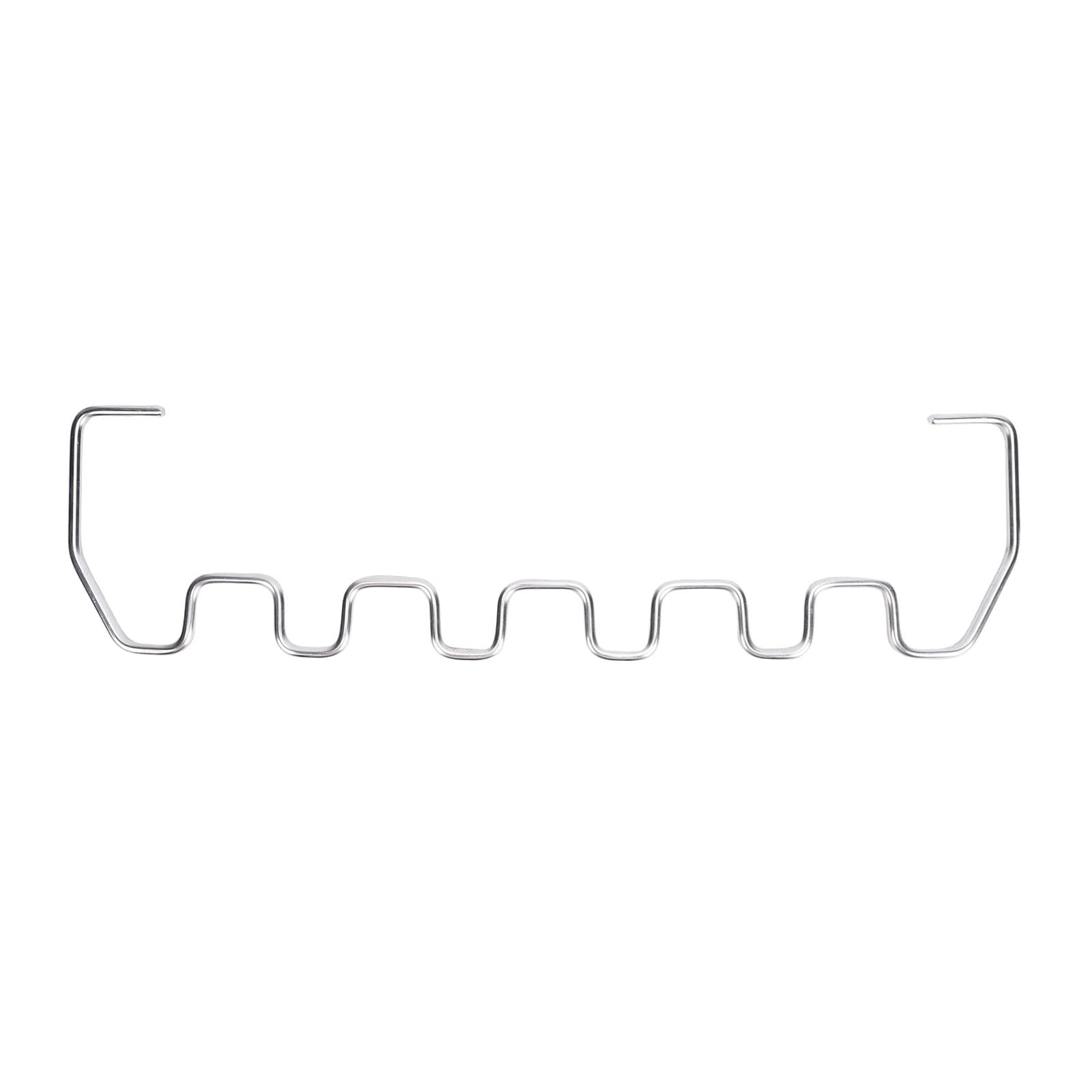 Alomejor Tendedero de Ropa Interior para RV, Organizador Plegable para Camping, Remolque, Hogar, Acero Inoxidable con 6 Ranuras
